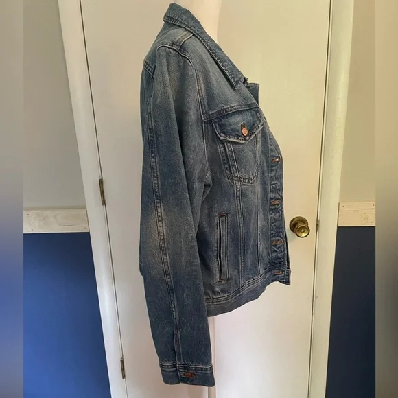 NWOT J. Crew Jean denim jacket sz XL - Picture 4 of 8